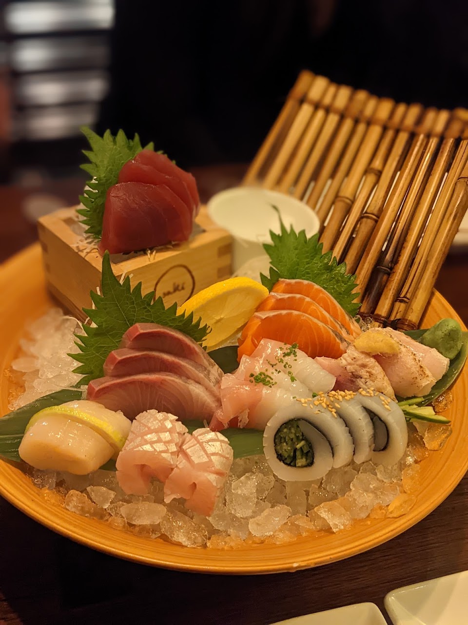 Sashimi platter at Saké Restaurant & Bar